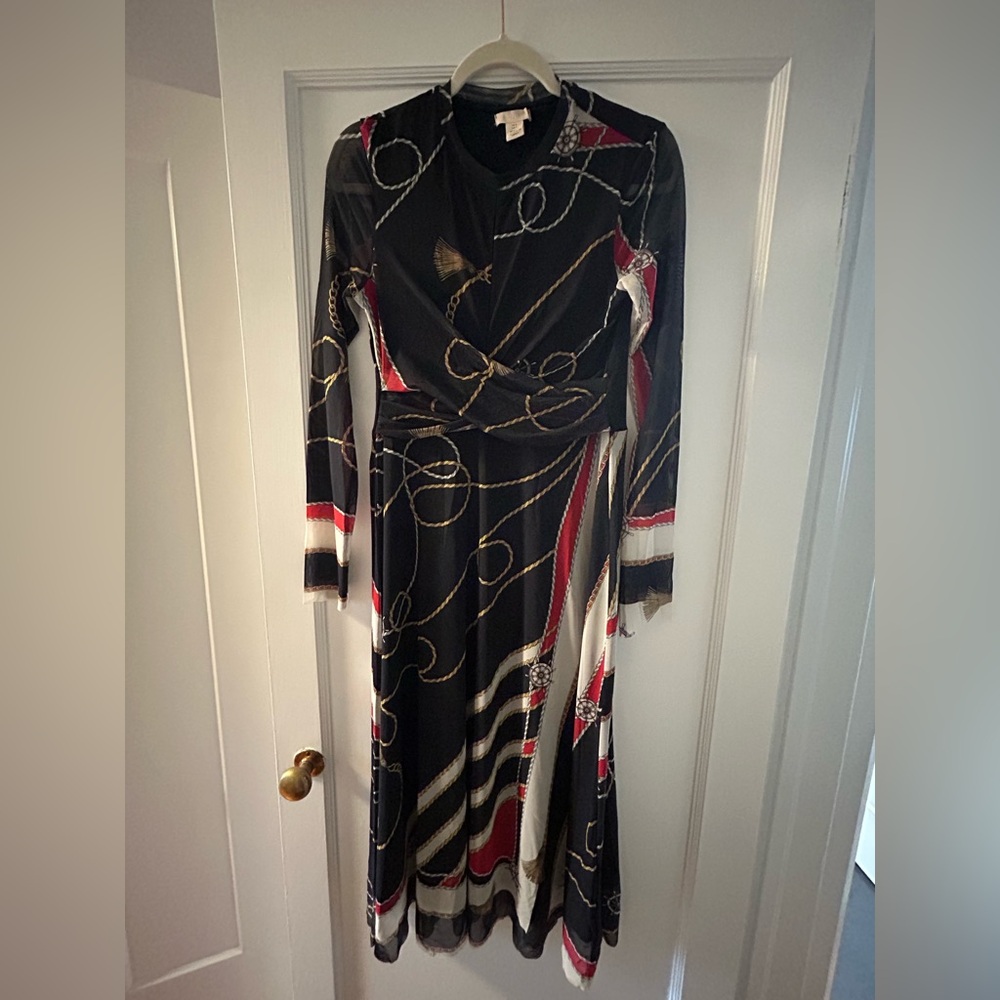 H&M Nautical Long Sleeve Dress